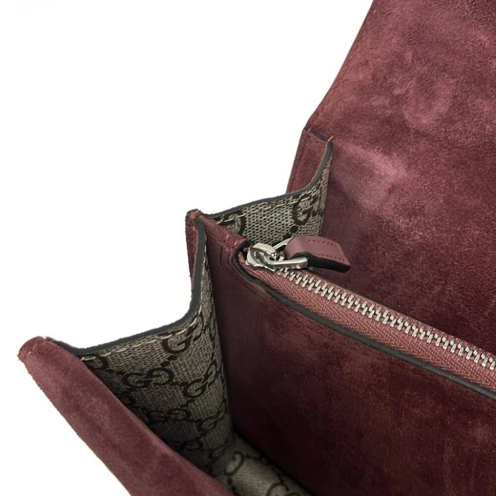GUCCI Dionysus/GG Blooms 400249 Beige Pink Multi PVC Suede - Shoulder Bag - Picture 9 of 14